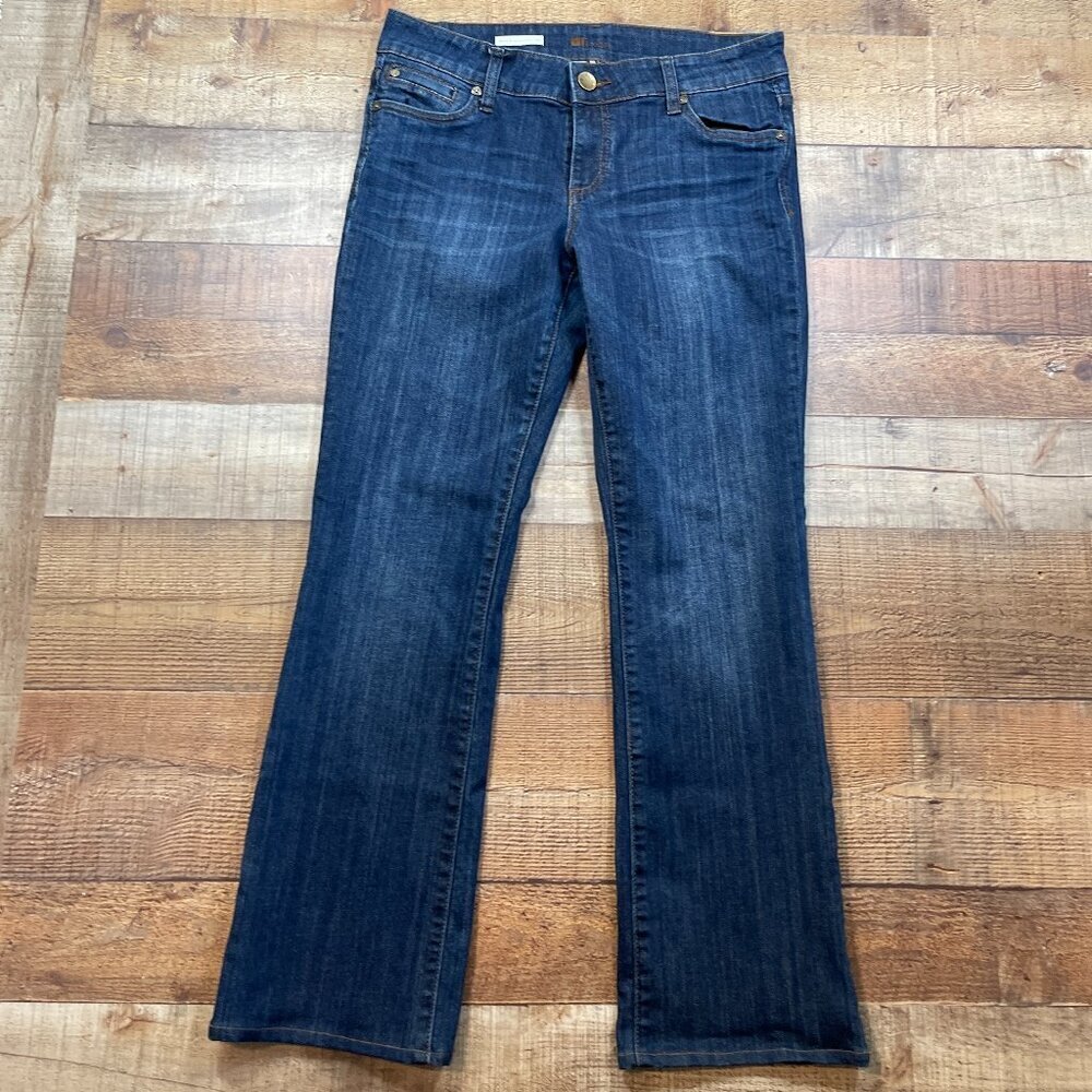 Kut from the Kloth Natalie High Rise Bootcut Long Jeans size 8L